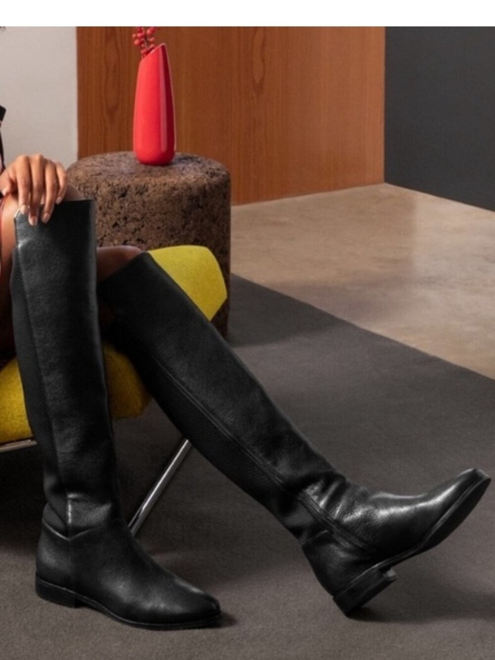 Cole Haan Dutchess Over The Knee Boot In Black Size 6.5B